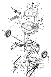 Part Location Diagram of 1740265 Briggs and Stratton Instruction book